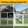 i.Pet Extra Large Wooden Chicken Coop & Rabbit Hutch with Weather-Resistant Fir Wood, 180cm x 53cm x 94cm, Easy Assembly