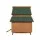 i.Pet Large Wooden Outdoor Pet Hutch 150x68x96cm - Durable Fir Wood, Galvanised Mesh, Weatherproof Asphalt Roof