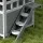 i.Pet Outdoor Cat House 72x72x127cm - Wooden Rabbit Hutch & Small Dog Condo, 3-Tier Shelter with Asphalt Roof