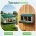 i.Pet 3-Hole Roll Away Chicken Nesting Box Galvanised Metal Wall Mount or Freestanding Green 80x50x50cm