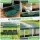 i.Pet 3-Hole Roll Away Chicken Nesting Box Galvanised Metal Wall Mount or Freestanding Green 80x50x50cm