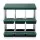 i.Pet Chicken Nesting Box Six-Hole Roll Away Galvanised Metal Green Wall Mounted or Floor Standing