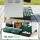 i.Pet Chicken Nesting Box Six-Hole Roll Away Galvanised Metal Green Wall Mounted or Floor Standing