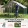 i.Pet Outdoor Pet Enclosure 3m x 2m Walk-In Run with Galvanised Steel Frame and Oxford Cover Silver