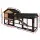 i.Pet Extra Large Wooden Chicken Coop Rabbit Hutch - 165x52x86cm, Eco-Friendly, Waterproof, with Ramp & Security Locks