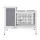i.Pet Rabbit Hutch - 97x49x86cm Wooden Outdoor Cage with Fir Wood, Powder Coated Mesh, Easy Access and Slide-out Tray
