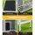i.Pet Rabbit Hutch - 97x49x86cm Wooden Outdoor Cage with Fir Wood, Powder Coated Mesh, Easy Access and Slide-out Tray