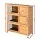 i.Pet Eco-Friendly Wooden Rabbit Hutch 91.5cm x 46cm x 116.5cm – 3-Tier Coop with Ramps, Slide-Out Trays