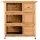 i.Pet Eco-Friendly Wooden Rabbit Hutch 91.5cm x 46cm x 116.5cm – 3-Tier Coop with Ramps, Slide-Out Trays