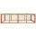 i.Pet 180cm Extra Large Wooden Chicken Coop & Rabbit Hutch – Fir Wood, Galvanised Mesh, Secure Locks, Easy Assembly