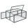 i.Pet Large Portable Chicken Coop Rabbit Run 110cm Folding Grey Outdoor Enclosure with Galvanised Mesh and Locks