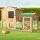 i.Pet Wooden Outdoor Hutch 138x44x85cm - Fir Wood, Waterproof, Anti-Termite, Multi-Level, Easy Access & Eco-Friendly