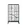 i.Pet 4-Level Indoor Pet Cage Hutch for Rabbits, Guinea Pigs, Ferrets & More, 110cm, Durable Black Metal, Easy to Clean