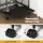 i.Pet 4-Level Indoor Pet Cage Hutch for Rabbits, Guinea Pigs, Ferrets & More, 110cm, Durable Black Metal, Easy to Clean