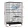 i.Pet 100cm 3-Level Indoor Rabbit Cage Hutch with Hammock, Ladders, and Wheels - Black Powder-Coated Iron Frame