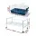 i.Pet Rabbit Cage Hutch 106cm - Indoor Enclosure with Powder Coated Stand, Easy Clean Base & Mobile Wheels