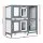 i.Pet Large Wooden Rabbit Hutch 98x45x92cm - Sturdy Fir Wood, Galvanised Mesh, Asphalt Roof, for Rabbits & Small Pets