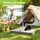 i.Pet Orthopaedic Dog Bed Large Water-Resistant Egg Crate Foam Cooling Oxford Grey 91x68x7.5cm 1 Pack