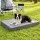 i.Pet XL Orthopaedic Dog Bed Grey 111x81x9cm Water-Resistant Egg Crate Foam 8.9cm Core Support Mattress
