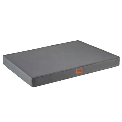 i.Pet XL Orthopaedic Dog Bed Grey 111x81x9cm Water-Resistant Egg Crate Foam 8.9cm Core Support Mattress