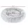 i.Pet Extra Large 110cm Calming Pet Bed for Dogs & Cats, Soft Plush Polyester, Non-Slip Base, Light Charcoal