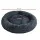 i.Pet Extra Large Calming Pet Bed - 110cm Soft Plush, Dark Grey, Non-Slip, Washable Cover, Flea Resistant, Cat/Dog