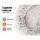 i.Pet Extra Large Calming Pet Bed 110cm - Soft Plush, Non-Slip, Removable Cover, Flea Resistant, White/Brown