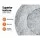 i.Pet Large 90cm Calming Pet Bed - Soft Plush, Non-Slip, Washable Cover, Light Charcoal - Ideal for Pets ≤ 25kg