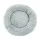i.Pet 90cm Large Calming Pet Bed for Dogs & Cats, Soft Plush Light Grey, Non-Slip, Washable Cover, Flea Resistant