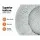 i.Pet 90cm Large Calming Pet Bed for Dogs & Cats, Soft Plush Light Grey, Non-Slip, Washable Cover, Flea Resistant