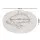 i.Pet 90cm Large Calming Pet Bed – Soft Plush, Non-Slip, Removable Cover, Flea-Resistant, White/Brown