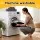 i.Pet Extra Large Pet Bed - Soft PP Cotton, Non-Slip, Washable, 120x80cm, Grey/Black, Ideal for Cats & Small Dogs