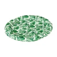 i.Pet Self-Cooling Gel Pet Mat - Large Round 75cm, Non-Toxic PVC, Portable & Easy Clean, Green, 1-Year Warranty