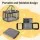 i.Pet Foldable Pet Carrier Backpack for Small Dogs and Cats 44x32x32cm Water Resistant Grey 7.5kg Capacity
