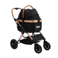 i.Pet Large Pet Stroller Foldable 3-in-1 Dog Cat Carrier with 600D Oxford Fabric, Aluminium Frame & 4 Wheels i.Pet Large Pet Stroller Foldable 3-in-1 Dog Cat Carrier with 600D Oxford Fabric, Aluminium Frame & 4 Wheels
