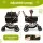 i.Pet Large Pet Stroller Foldable 3-in-1 Dog Cat Carrier with 600D Oxford Fabric, Aluminium Frame & 4 Wheels