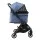 i.Pet Large Pet Stroller Pram 15kg Gravity Folding 4-Wheel Pushchair Twilight Blue