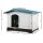i.Pet Extra Large Dog Kennel: Durable Blue Plastic, Weatherproof, Extendable, Elevated Base, Easy Clean for Outdoors