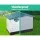i.Pet Extra Large Dog Kennel: Durable Blue Plastic, Weatherproof, Extendable, Elevated Base, Easy Clean for Outdoors