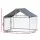 i.Pet Large Outdoor Dog Kennel XL - Weather-Resistant Steel Frame, Easy Assembly, Secure Lock, 2x2x1.5m Enclosure
