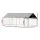 i.Pet XL Outdoor Dog Kennel - Weather-Resistant, Galvanised Steel, 2x4m Spacious Run, Lockable, Easy Install, Silver