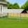 i.Pet XL Outdoor Dog Kennel - Weather-Resistant, Galvanised Steel, 2x4m Spacious Run, Lockable, Easy Install, Silver