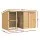 i.Pet Extra Large Wooden Dog Kennel 2.28M – All-Weather Fir Wood Cabin with UV-Resistant Roof & Easy Assembly