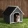 i.Pet Weatherproof Large Wooden Dog Kennel - Indoor/Outdoor Fir Wood Cabin with UV-Resistant Roof, Easy Assembly