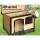 i.Pet Large Wooden Dog Kennel - Weatherproof, UV-Resistant, Fir Wood, Elevated & Ventilated for Indoor/Outdoor Use