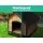 i.Pet Extra Large Wooden Dog Kennel - Weatherproof Fir Wood House with Elevated Design & Asphalt Roof, 90x75x100cm