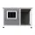 i.Pet Large Wooden Dog Kennel - Weatherproof Fir Wood, UV-Resistant Roof, Indoor/Outdoor Use, 86x63x60cm, Easy Assembly