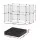 i.Pet 20-Panel Foldable Pet Playpen Enclosure - Durable Steel, Safe Round Edges, Secure Lock, Easy Setup & Transport