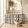 i.Pet Dog Gate Playpen 3 Panels with Pet Door Foldable Enclosure Grey