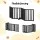 I.pet Dog Playpen Enclosure 4 Panels 185cm Flexible Foldable Pet Door Fence MDF Black with Rubber Feet